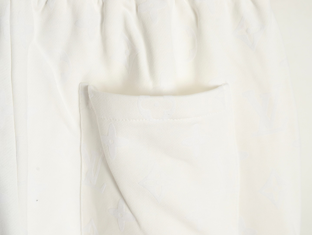 l0*is V*t0n monogram flocked trousers