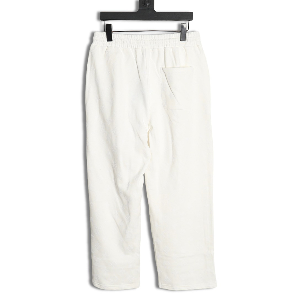 l0*is V*t0n monogram flocked trousers