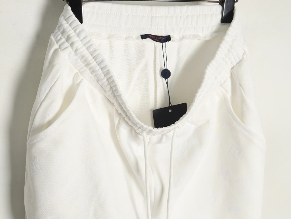 l0*is V*t0n monogram flocked trousers