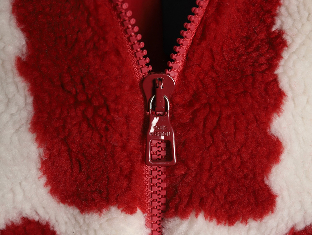 l0*is V*t0n & nigo checkerboard sherpa jacket