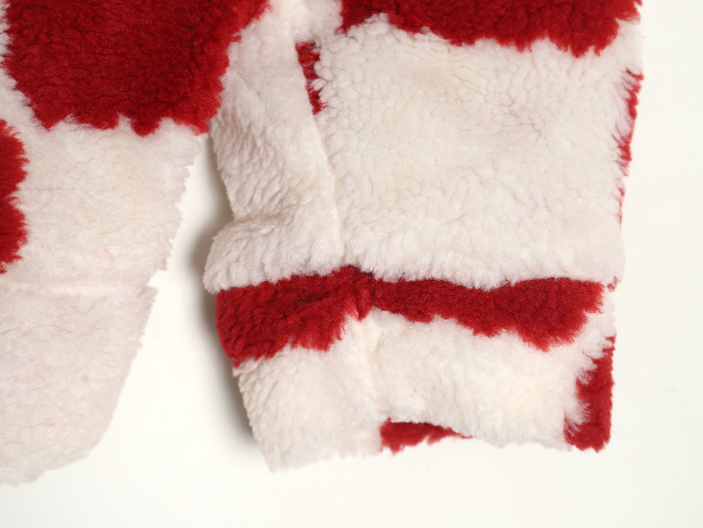 l0*is V*t0n & nigo checkerboard sherpa jacket