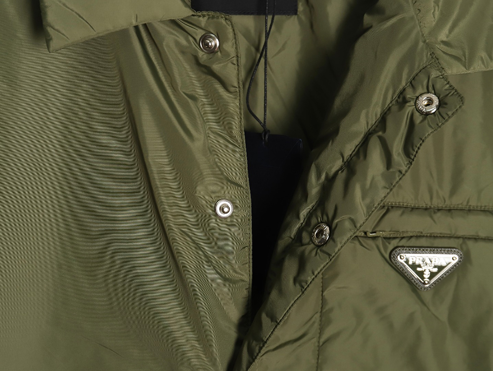 Pra*a recycled nylon lightweight puffer jacket