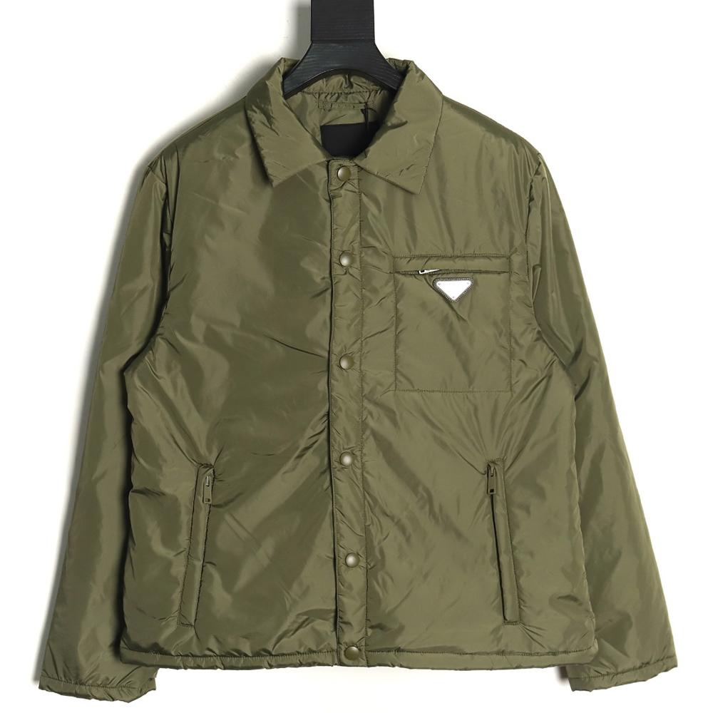 Pra*a recycled nylon lightweight puffer jacket