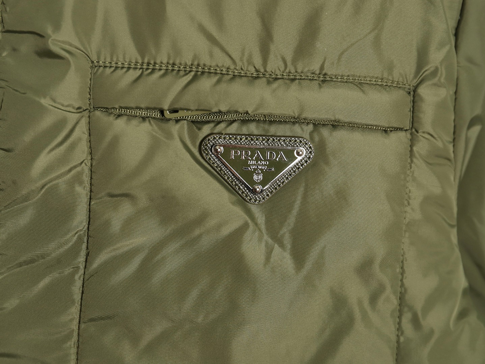 Pra*a recycled nylon lightweight puffer jacket