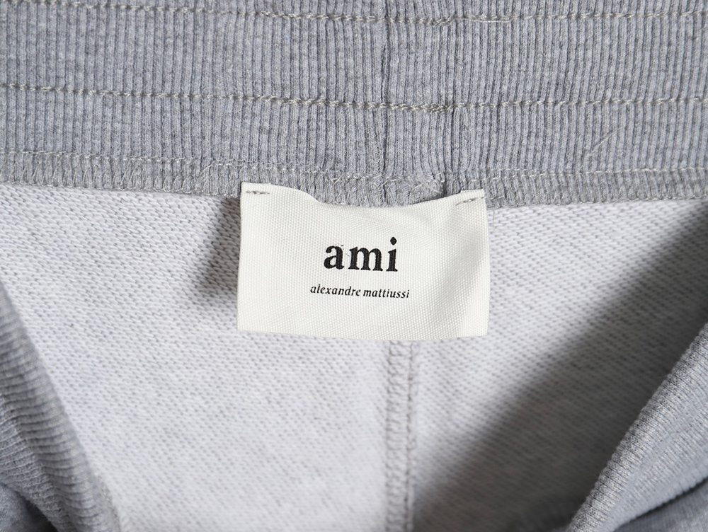 Ami classic heart embroidered trousers TSK1