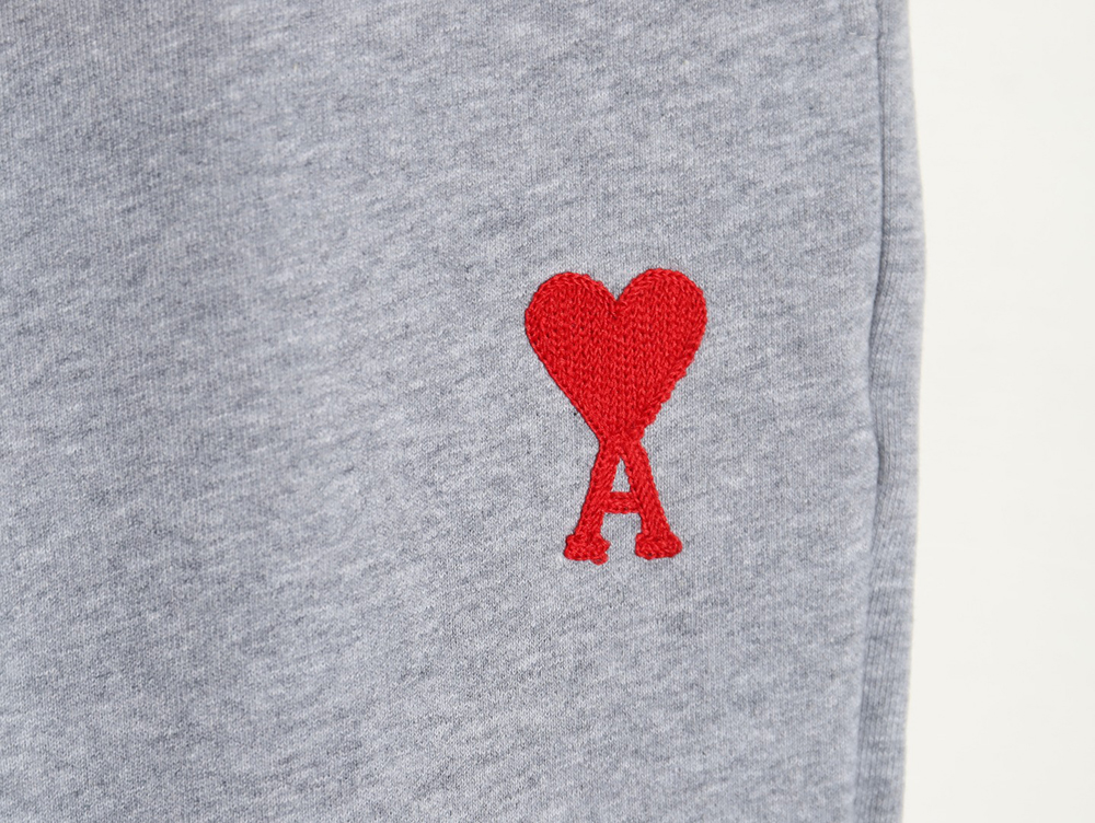 Ami classic heart embroidered trousers TSK1