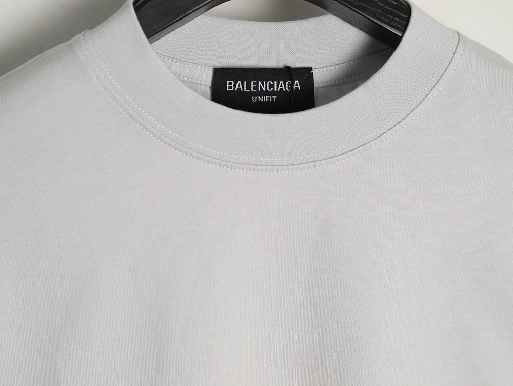 Ba*len*cia*ga flame logo letter print fake two-piece long sleeve