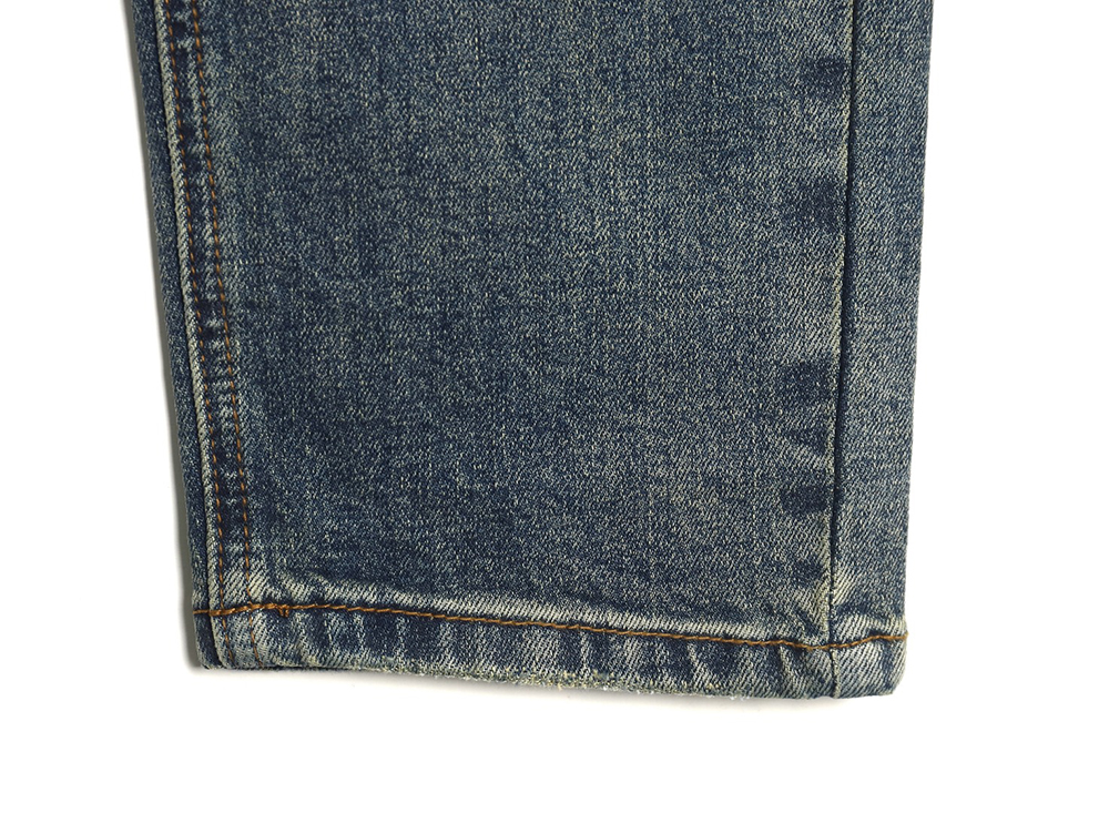D*or denim trousers with back pocket embroidery