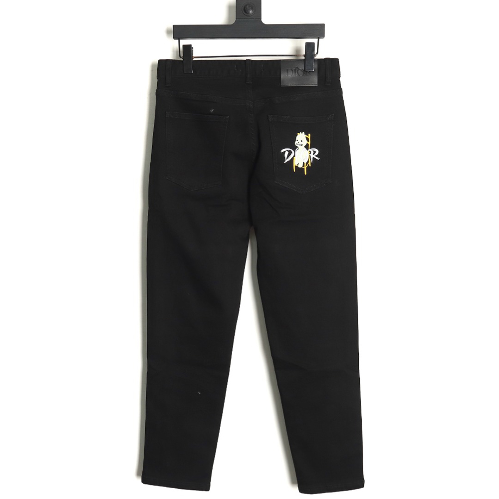 D*or dinosaur denim pants with back pockets