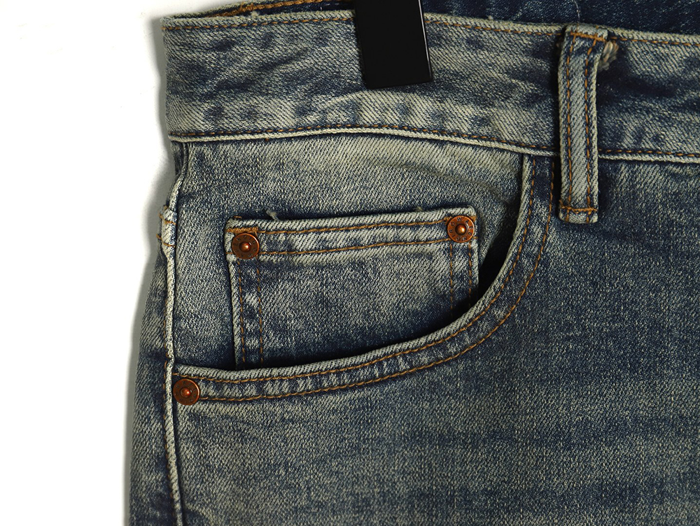 F**di colorful embroidered lettering denim trousers