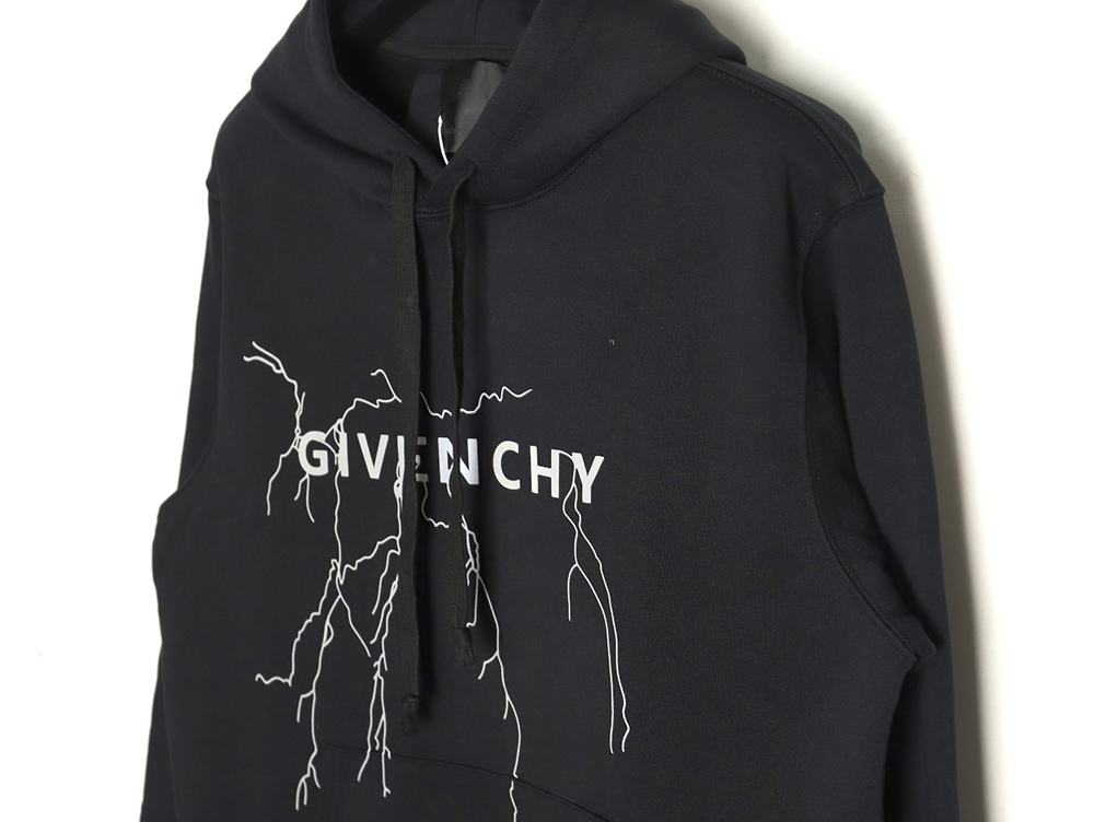 Givenchy reflective lightning hoodie