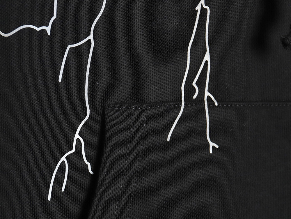 Givenchy reflective lightning hoodie