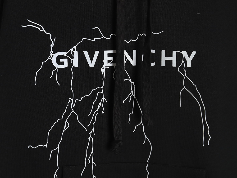Givenchy reflective lightning hoodie