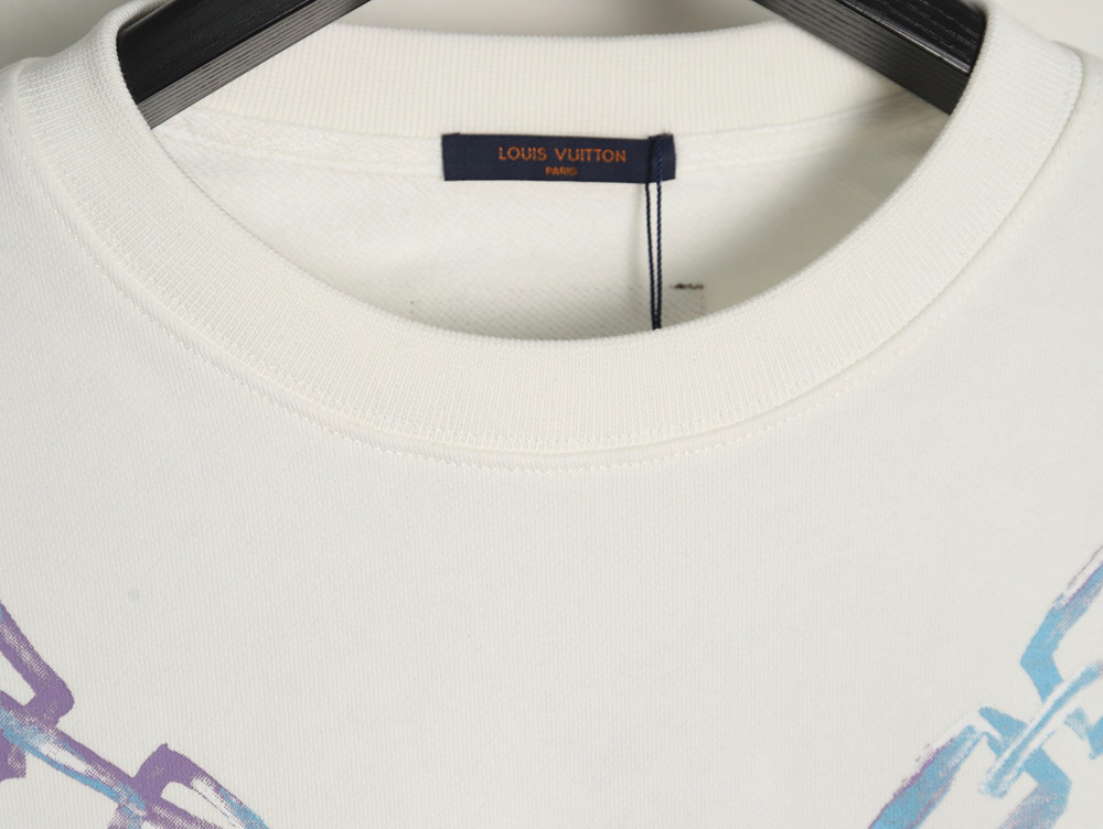 l0*is V*t0n gradient necklace pendant print sweatshirt