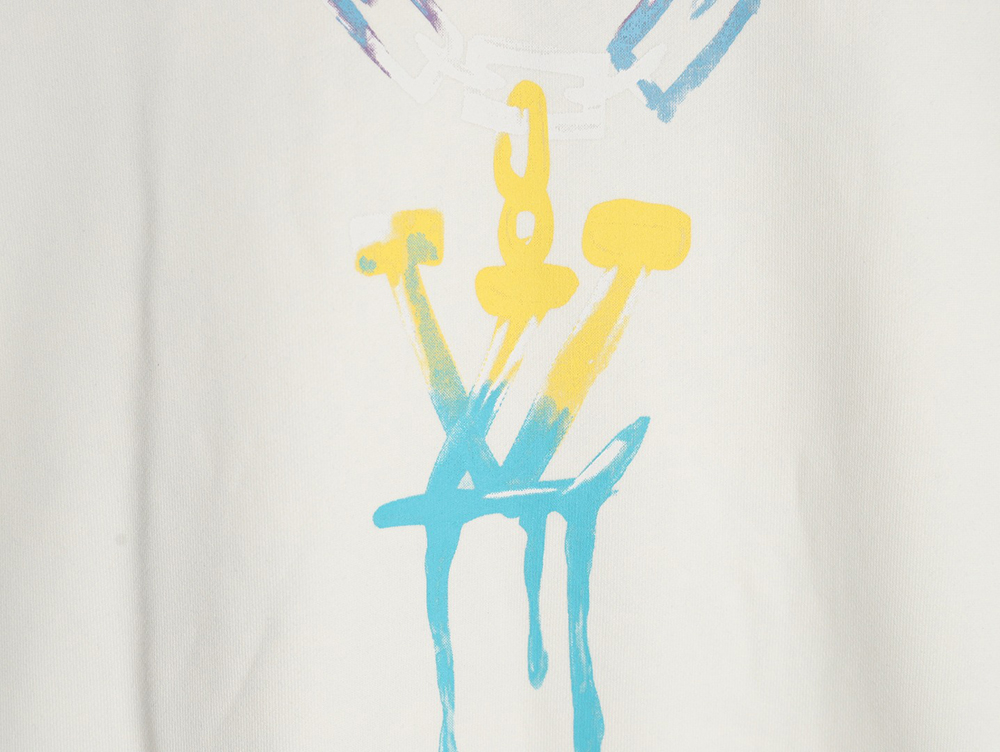 l0*is V*t0n gradient necklace pendant print sweatshirt