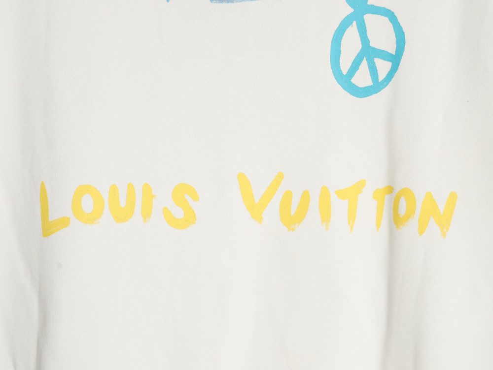 l0*is V*t0n gradient necklace pendant print sweatshirt