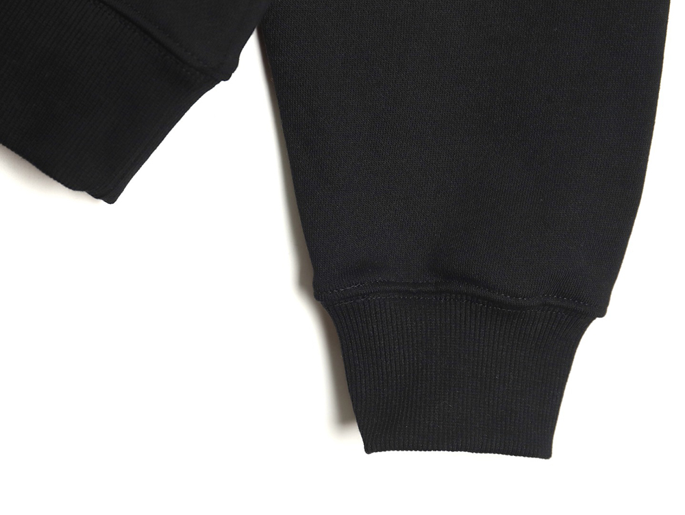 We11done co-branded Manchester United No. 11 hooded fleece sweatshirt