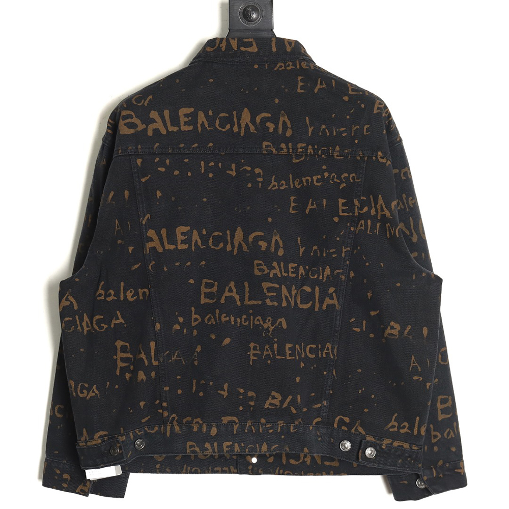 Ba*len*cia*ga all-over printed jacket