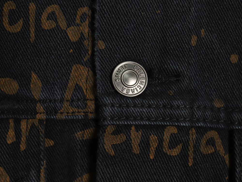 Ba*len*cia*ga all-over printed jacket