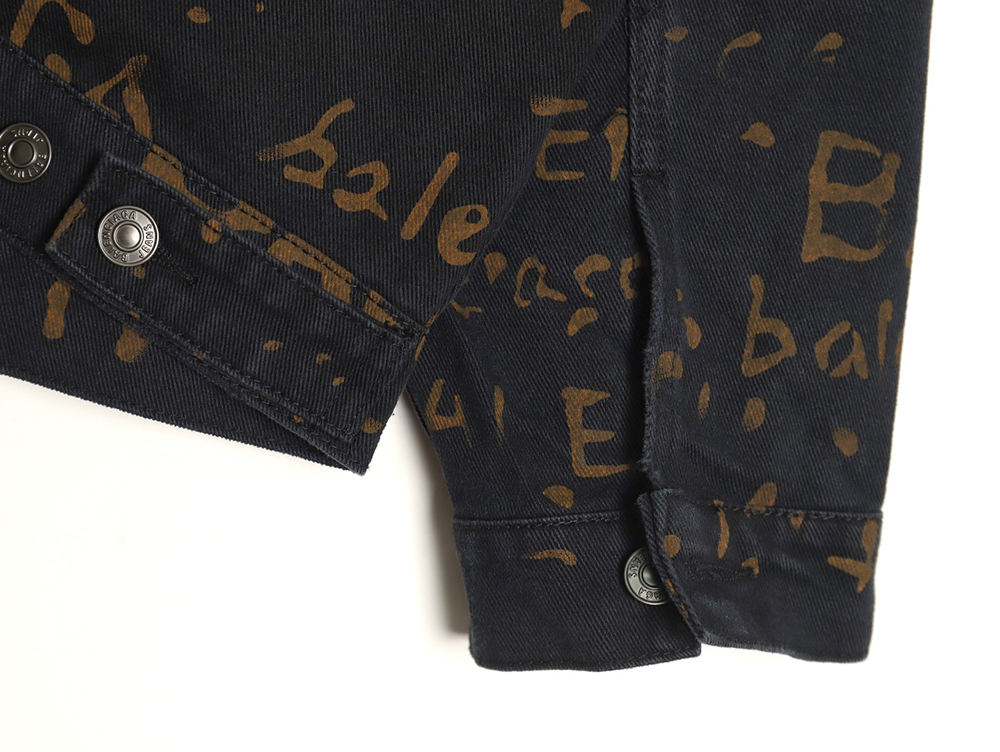 Ba*len*cia*ga all-over printed jacket