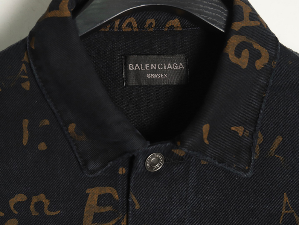 Ba*len*cia*ga all-over printed jacket