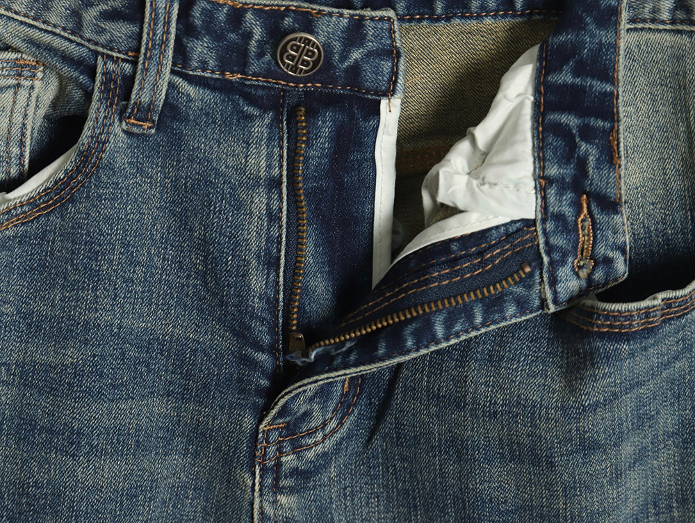 Ba*len*cia*ga pocket patchwork double b jeans