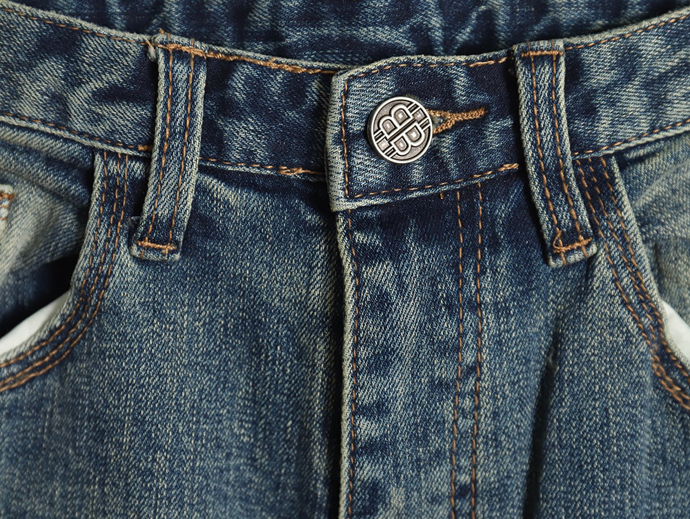 Ba*len*cia*ga pocket patchwork double b jeans