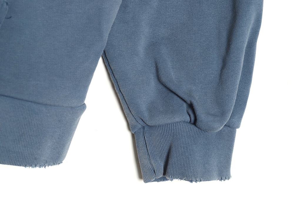 Ba*len*cia*ga tape haze blue hooded sweatshirt