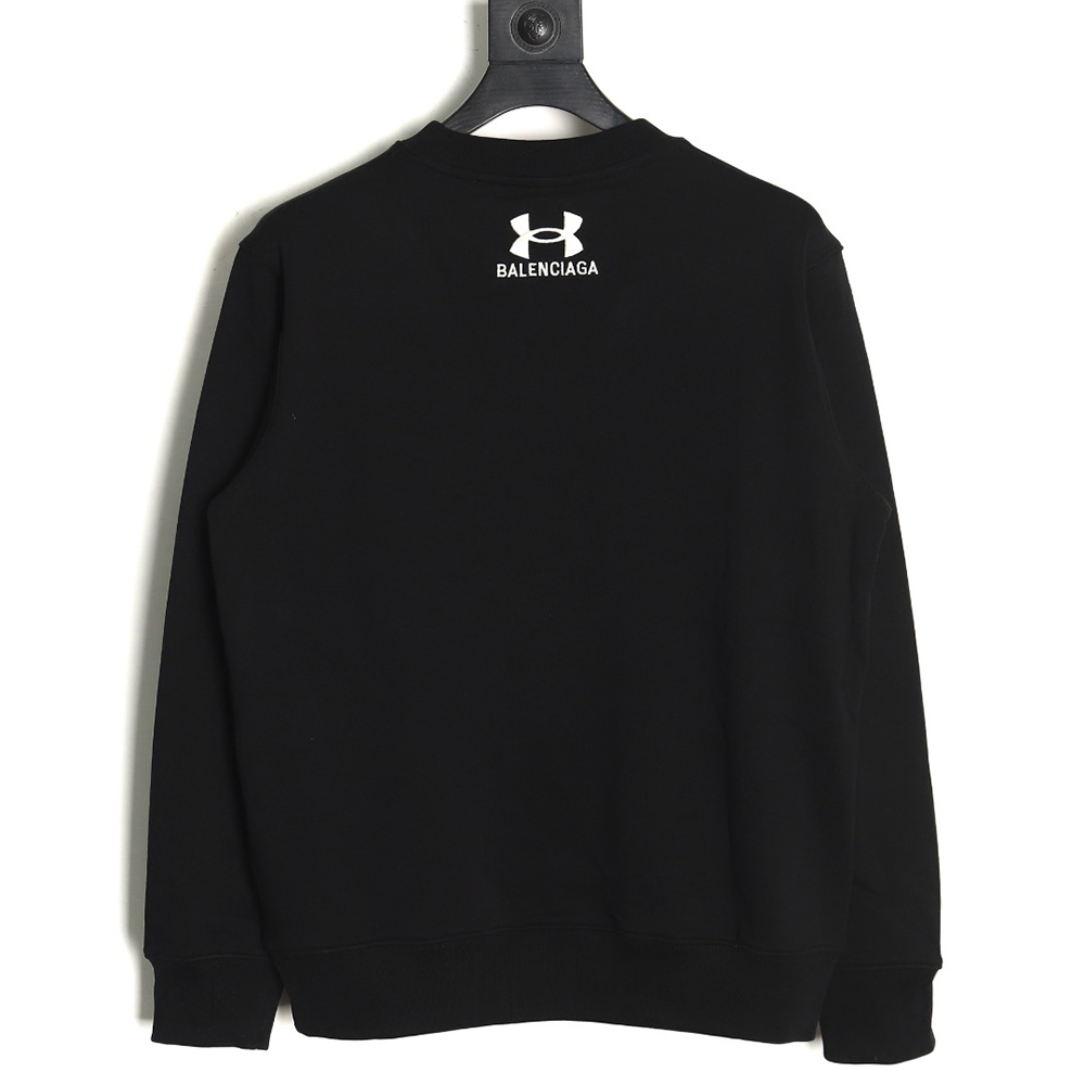 Ba*len*cia*ga & under armour embroidered sweatshirt