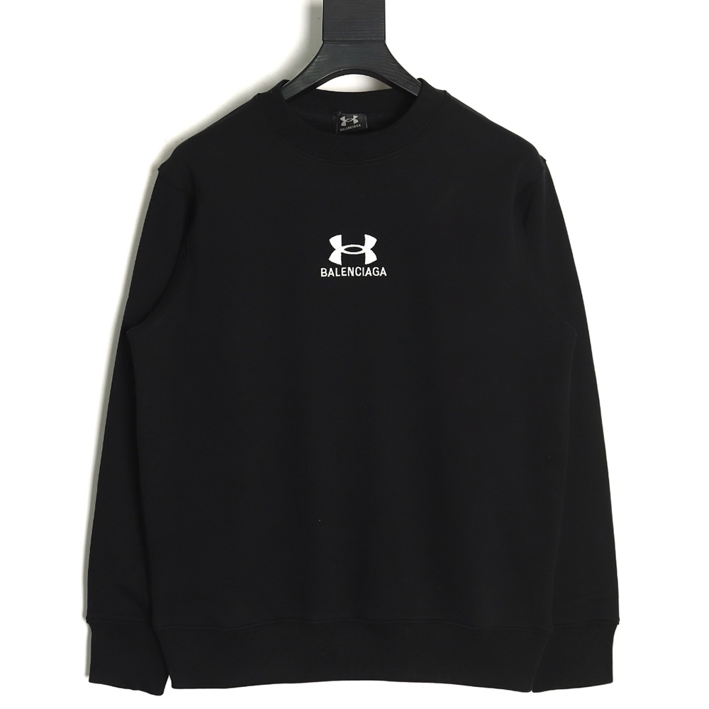 Ba*len*cia*ga & under armour embroidered sweatshirt