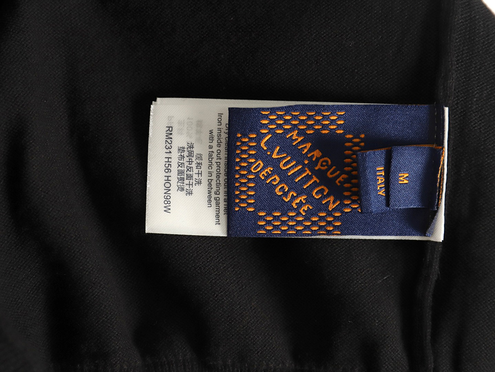 l0*is V*t0n jacquard logo thin long-sleeved sweater