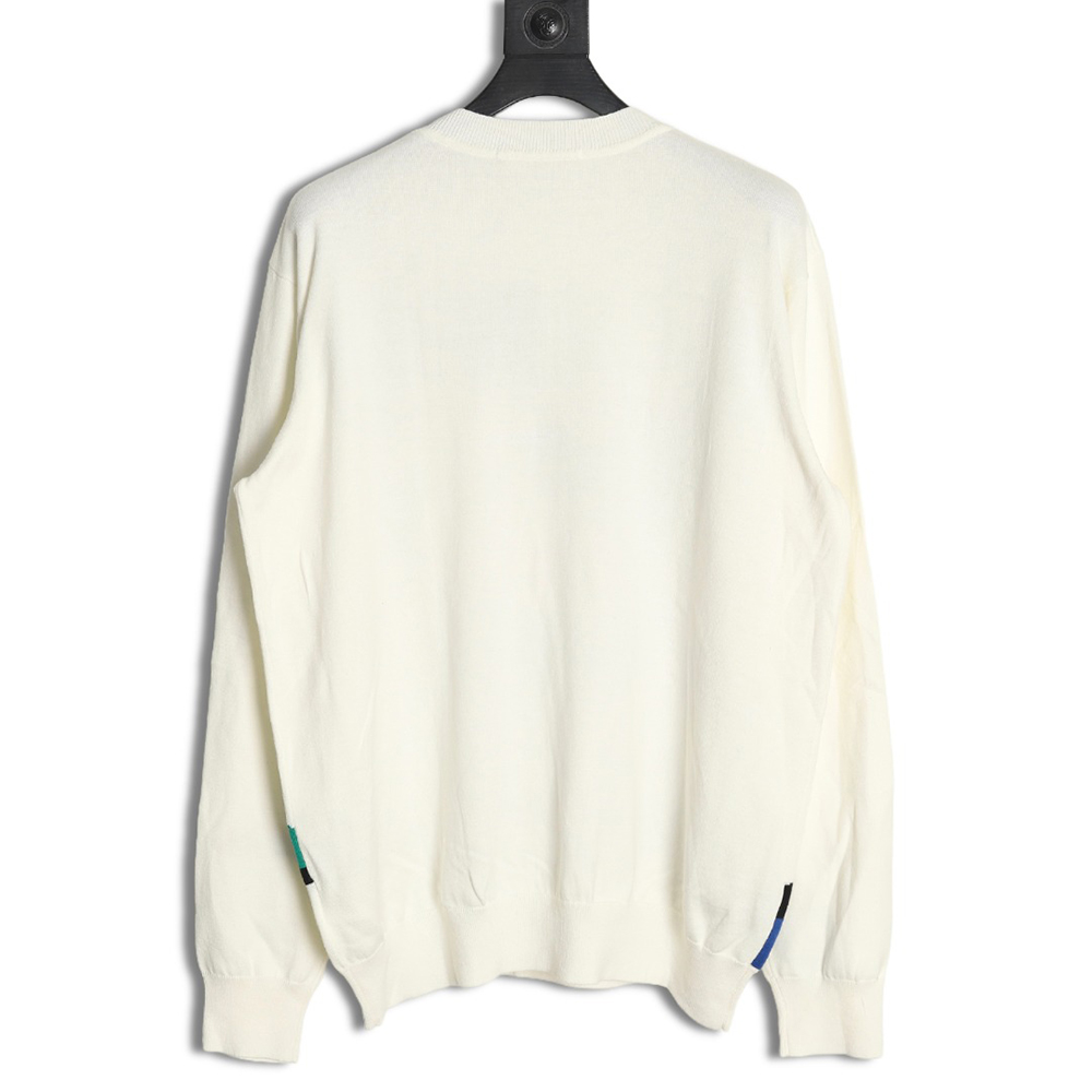 l0*is V*t0n portrait jacquard knit sweater