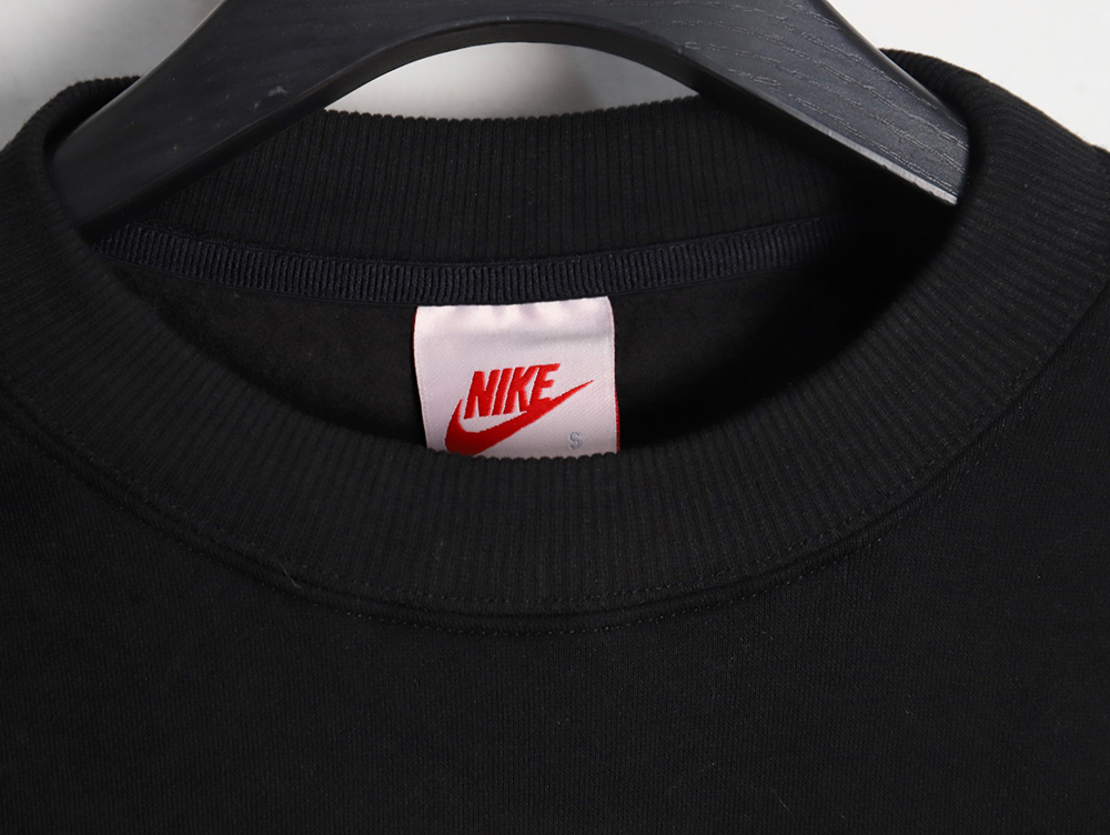 Nike & Stussy embroidered logo fleece sweatshirt TSK1