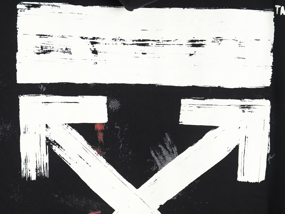 off-white starry sky fireworks splash ink zipper sweatshirt TSK1