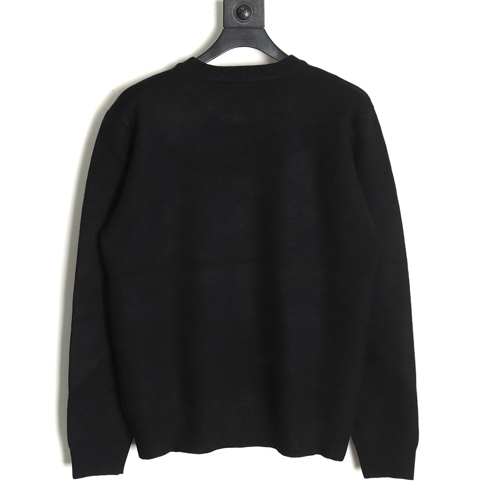 Pra*a triangle logo knitted sweater tsk2