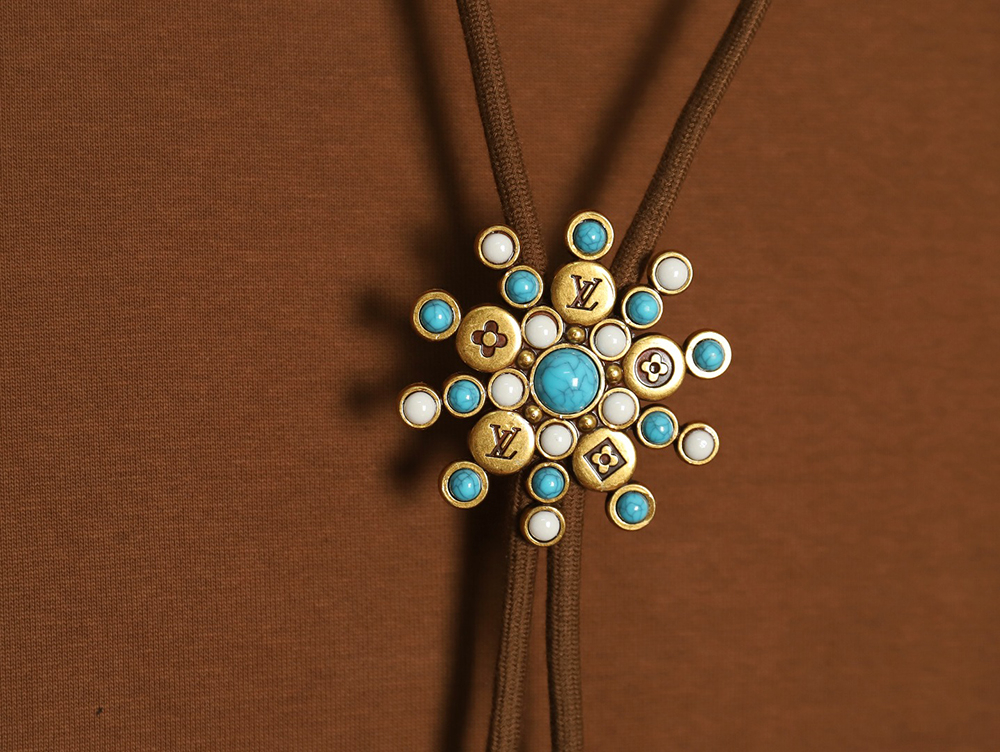 l0*is V*t0n turquoise sunflower drawstring hoodie