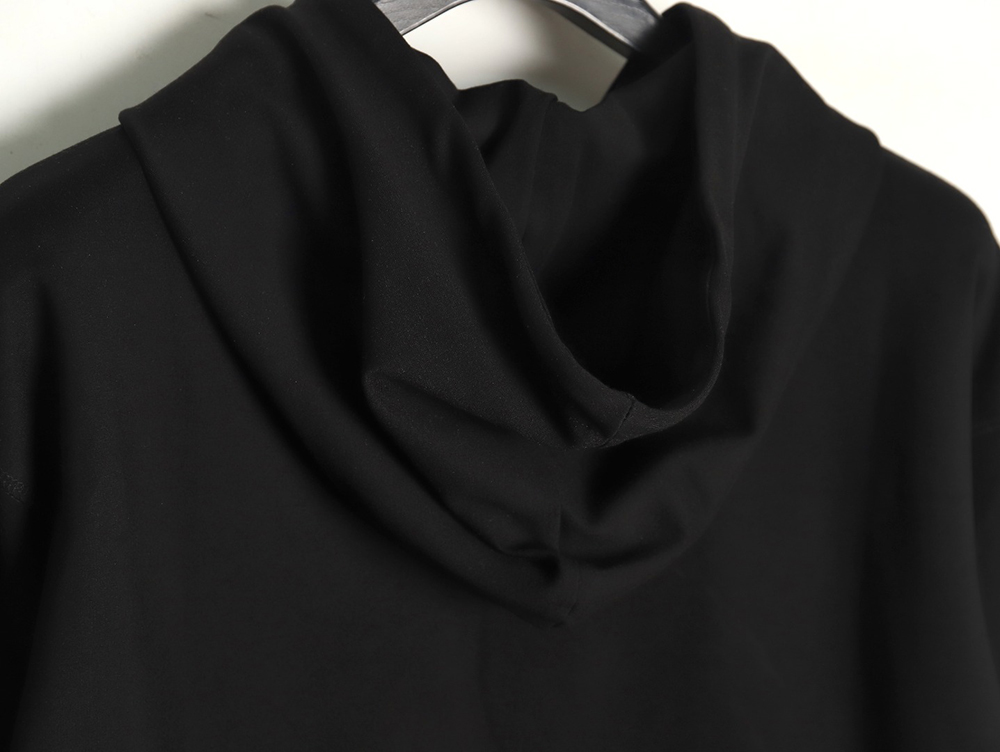 Pra*a collar triangle nylon pocket hoodie