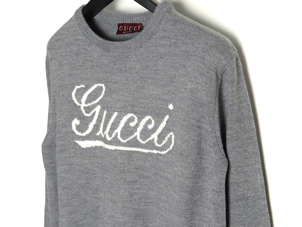 G*u*i signature jacquard wool sweater