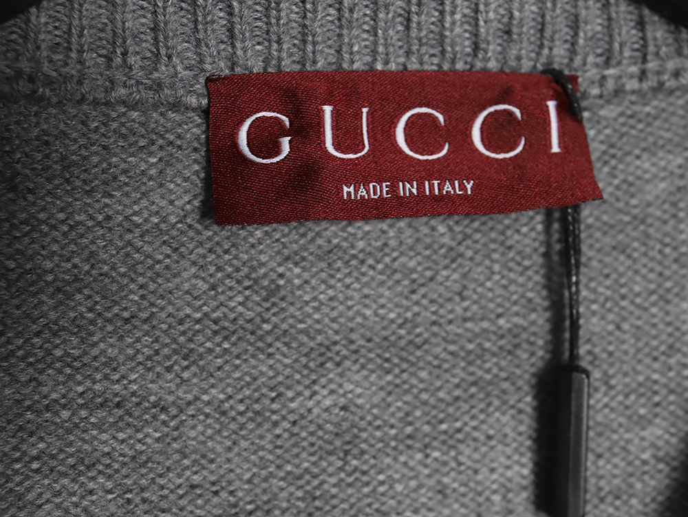 G*u*i signature jacquard wool sweater