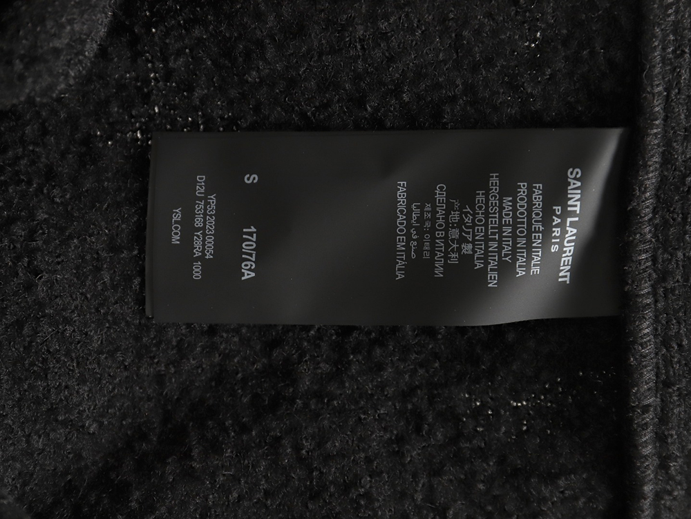 Sa**t Lau*nt paris wool cocoa coat