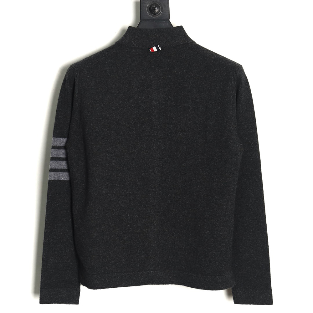 Thom Browne Four Bar Lapel Sweater Cardigan TSK2