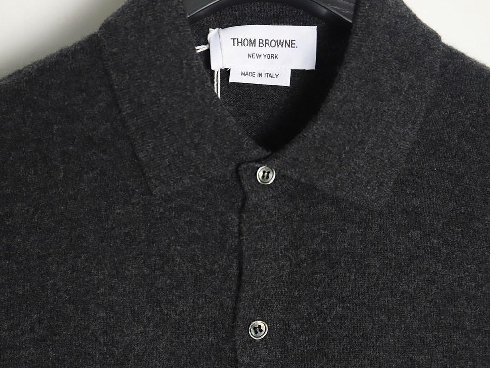 Thom Browne Four Bar Lapel Sweater Cardigan TSK2