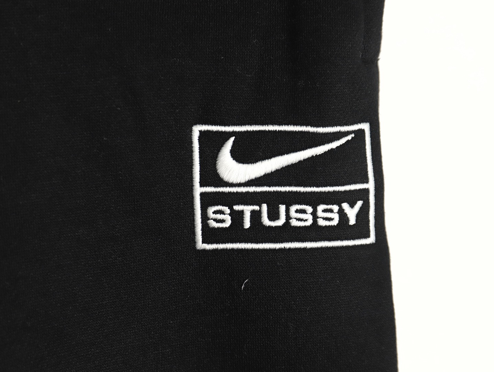 Nike x Stussy joint embroidery fleece sweatpants TSK1