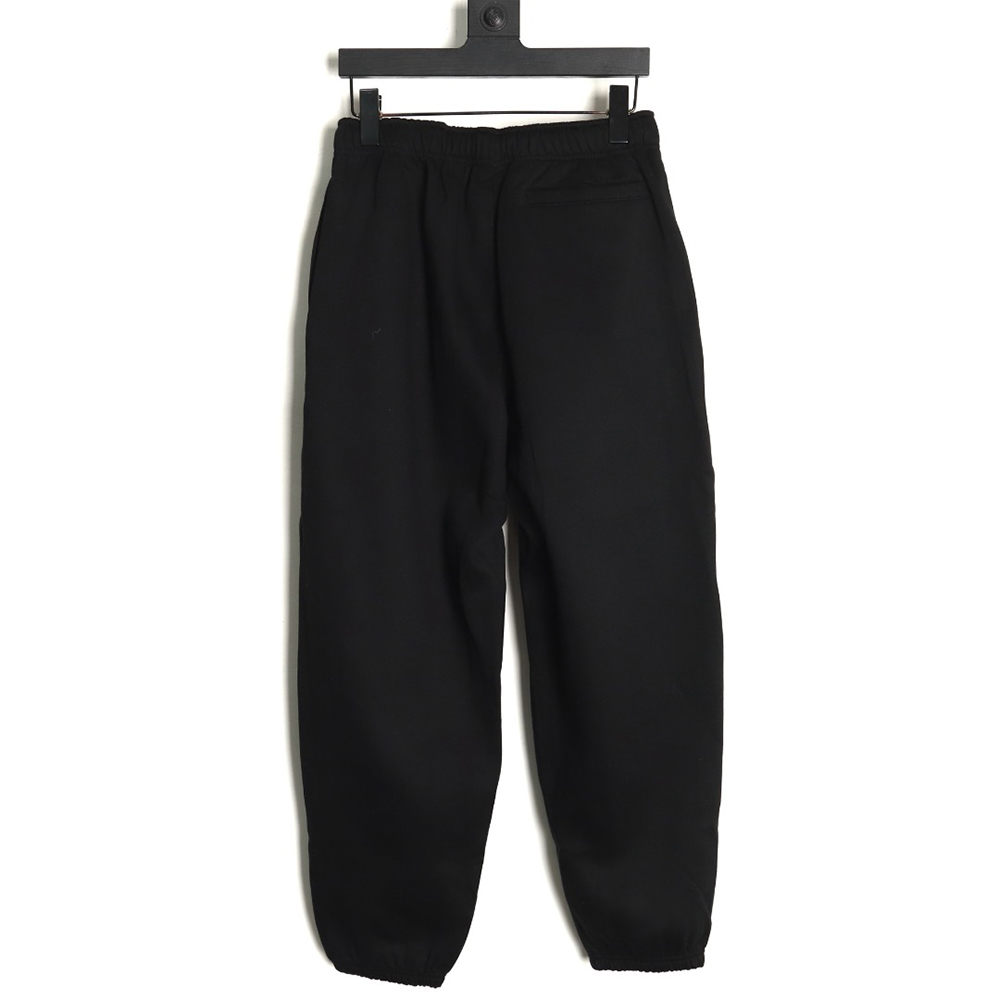 Nike x Stussy joint embroidery fleece sweatpants TSK1