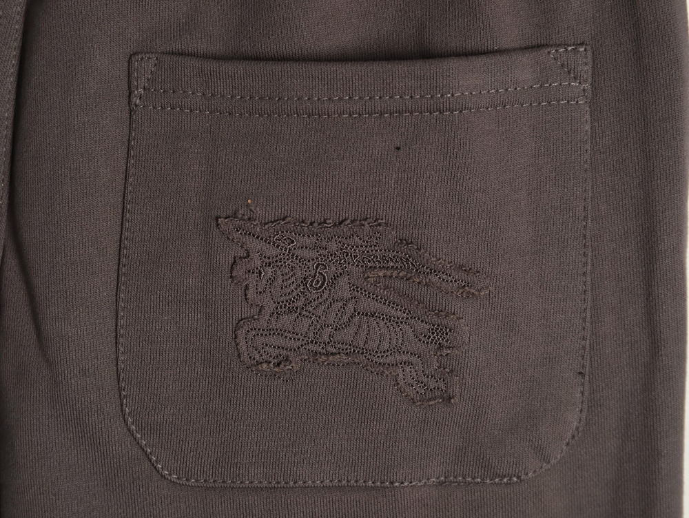 B**rry back pocket horse rider patch trousers tsk1