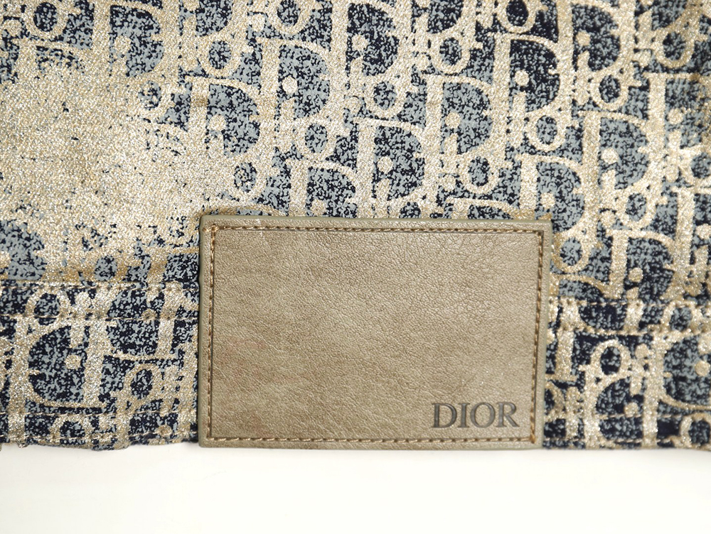 D*or all over print jacquard hooded down jacket