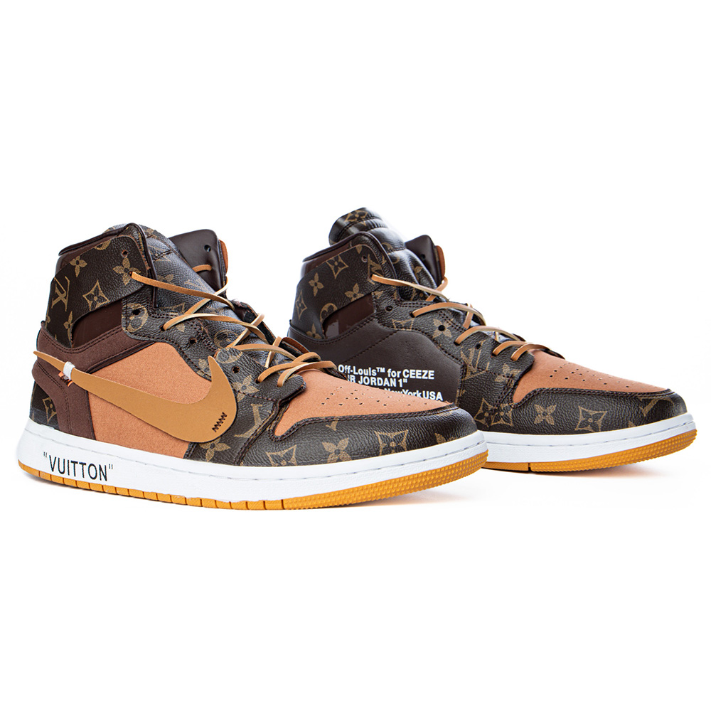 l0*is V*t0n x off white x air jordan 1