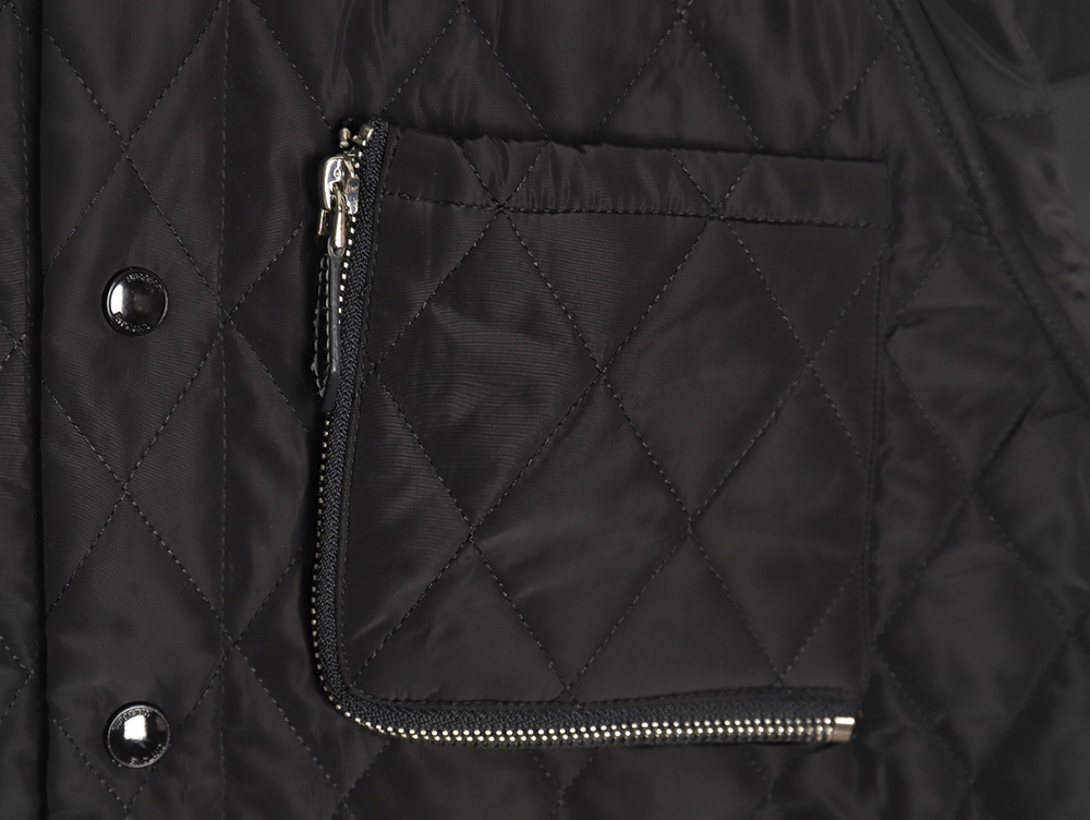 B**rry rhombus multi-pocket padded jacket