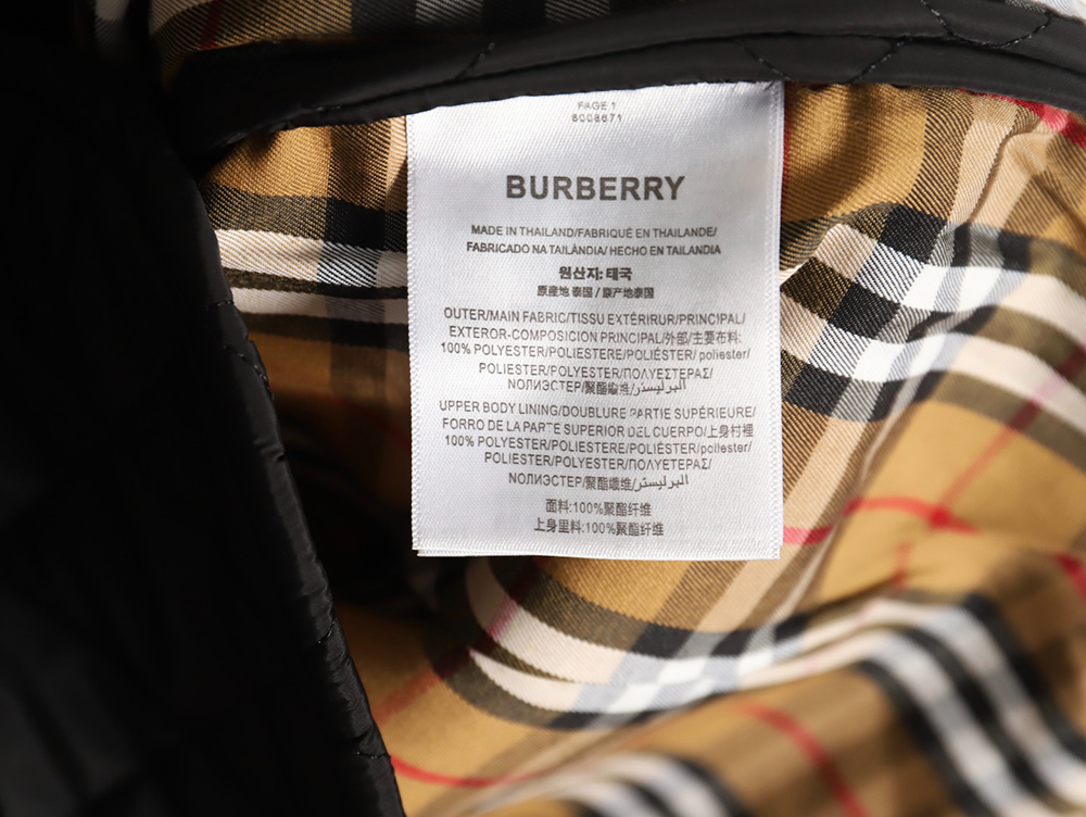 B**rry rhombus multi-pocket padded jacket