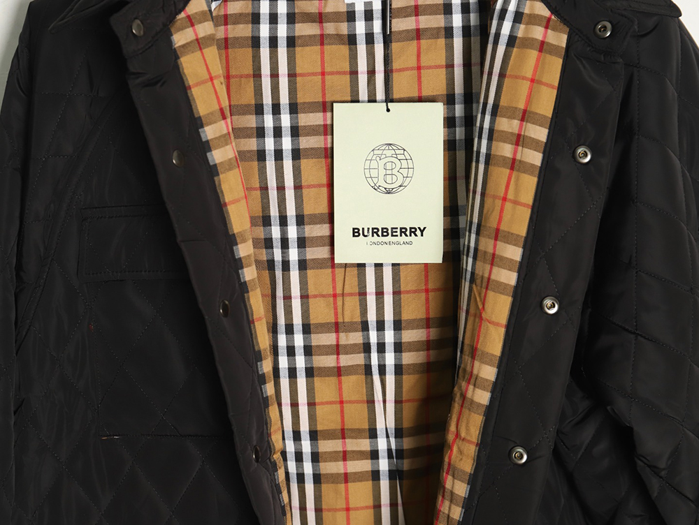 B**rry rhombus multi-pocket padded jacket